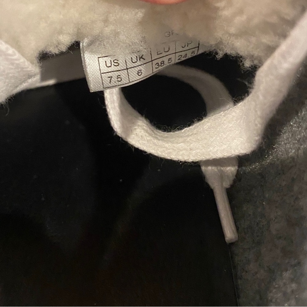 Ross & Snow Sneakers Italian Leather Women’s Skate Shoes Size 7.5 Sherpa Padded - Picture 6 of 10